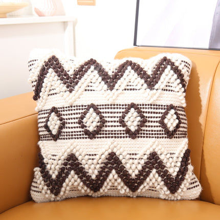 Ethnic Moroccan Style Hand-woven Wool Pillow - Wnkrs