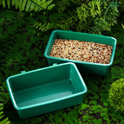 Bol d'eau et de nourriture pour oiseaux polyvalent et bassin de bain pour petits animaux