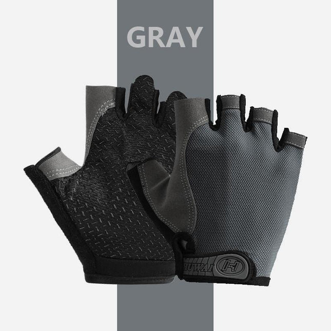 Guantes de ciclismo unisex transpirables de medio dedo