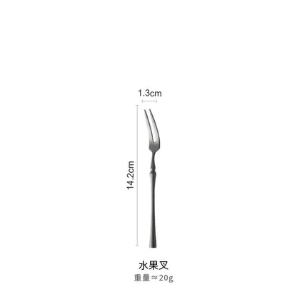 Ensemble de couverts occidentaux en acier inoxydable