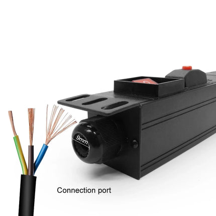 Extensión de enchufe británico con protección contra sobrecarga e interruptor de doble corte: 2 m