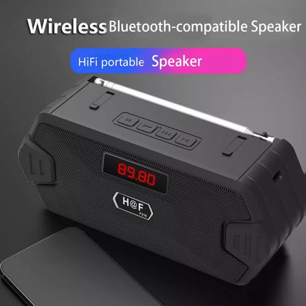 Portable Super Bass Bluetooth Speakers with FM Radio and Aux - Wnkrs