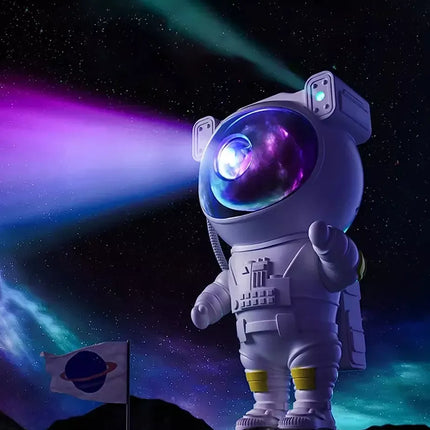 Starry Sky Astronaut Night Light Galaxy Projector Lamp with Remote Control and Timer - Wnkrs