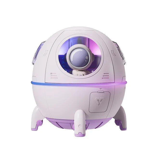 Compact Astronaut USB Air Humidifier with Colorful LED Lights - Wnkrs