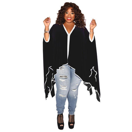 Black Batwing Half Sleeve Top - Wnkrs