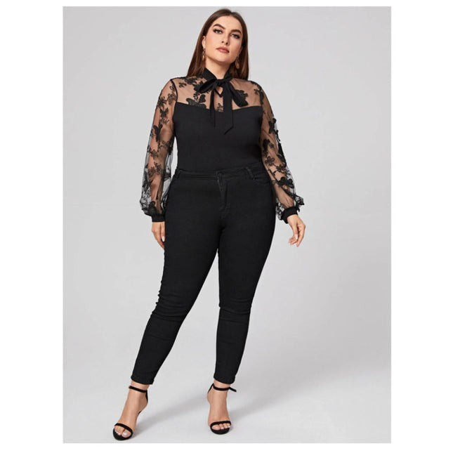 Plus Size Sexy Blouse - Wnkrs