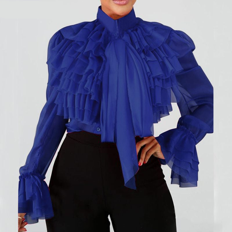 Women's Elegant Ruffled Blouse