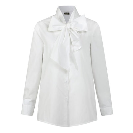 Women's Elegant Bowknot Blouse - Wnkrs