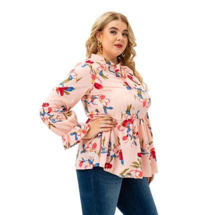 Printed Plus Size Blouse for Women - Wnkrs