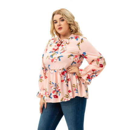 Printed Plus Size Blouse for Women - Wnkrs