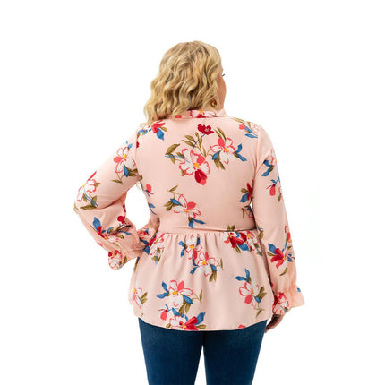 Printed Plus Size Blouse for Women - Wnkrs