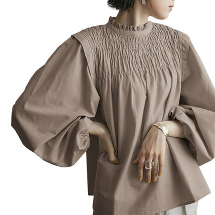Women's Fashion Long Sleeved Blouse - Wnkrs