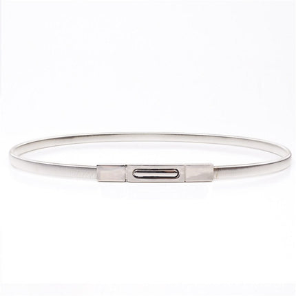 Women’s Elegant Thin Elastic Metal Belt - Wnkrs