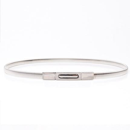 Women’s Elegant Thin Elastic Metal Belt - Wnkrs