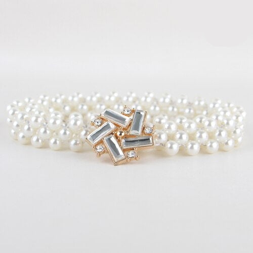 Women's Stylish Belt with Pearls