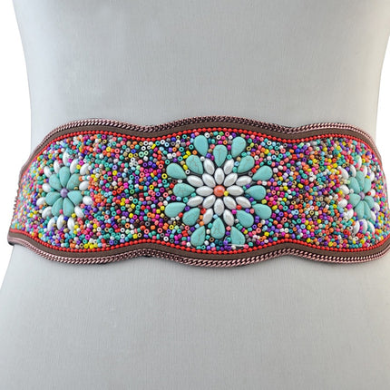 Women's Beaded Boho Belt - Wnkrs