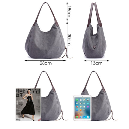 Women's Canvas Tote Handbag - Wnkrs