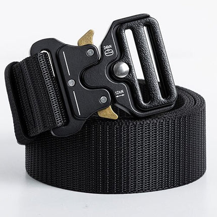 Automatic Metal Buckle Canvas Belt - Wnkrs