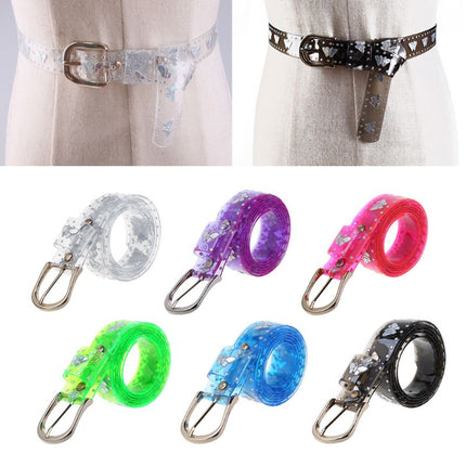 Candy Color Laser Butterfly Belt - Wnkrs