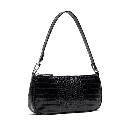 Women's Retro Classic Crocodile Pattern Shoulder Bag - Wnkrs