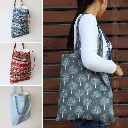 Women's Patterned Casual Tote Bag - Wnkrs