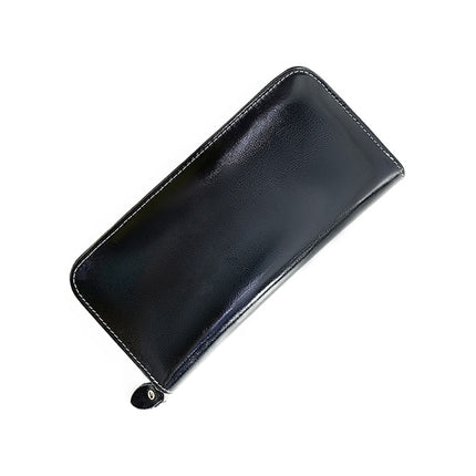 Women's Solid Color Leather Wallet - Wnkrs