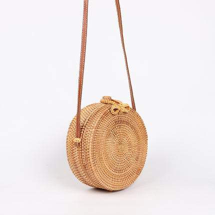 Summer Round Handmade Straw Women's Bag - Wnkrs