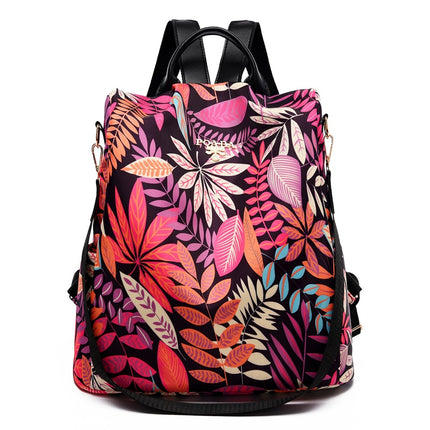 Women's Colorful Anti-Theft Backpack - Wnkrs