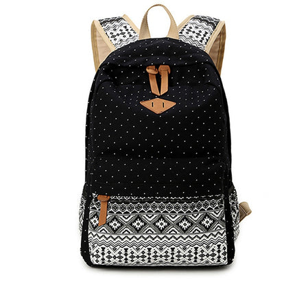 Ethnic Style Colorful Women's Canvas Backpack - Wnkrs