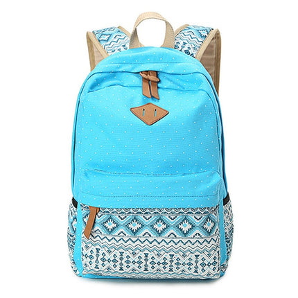 Ethnic Style Colorful Women's Canvas Backpack - Wnkrs