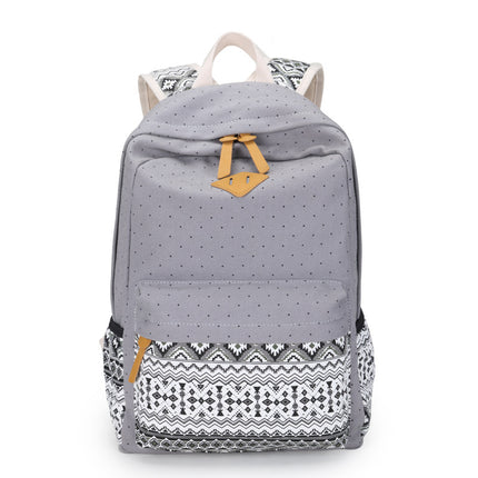 Ethnic Style Colorful Women's Canvas Backpack - Wnkrs