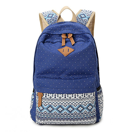 Ethnic Style Colorful Women's Canvas Backpack - Wnkrs