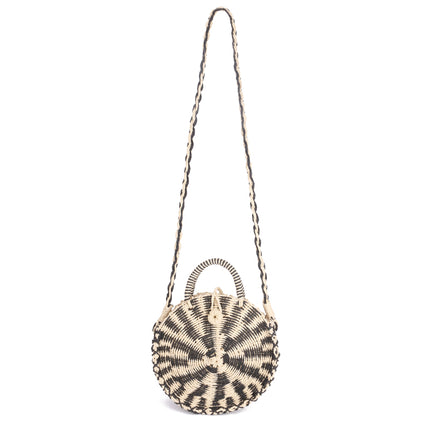 Women's Round Retro Rattan Bag - Wnkrs