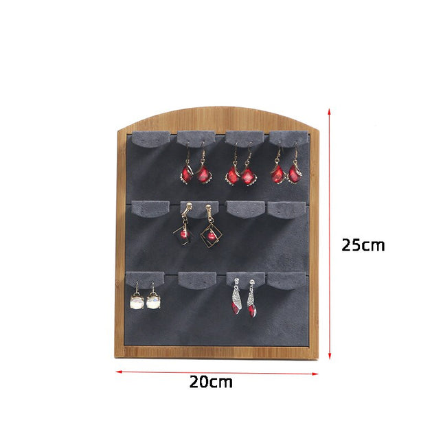 Wooden Earrings Display Stand