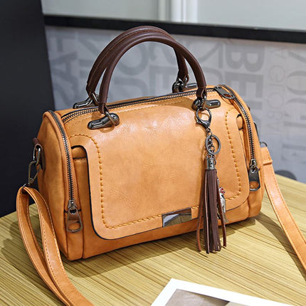 Women's Elegant Casual Bag with Tassel - Wnkrs