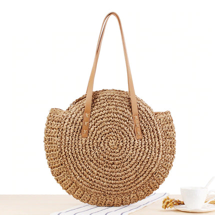 Women's Round Straw Bag - Wnkrs