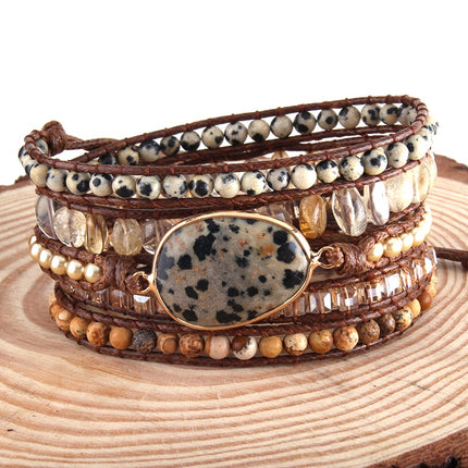 Bohemian Bracelet with Mixed Natural Stones - Wnkrs