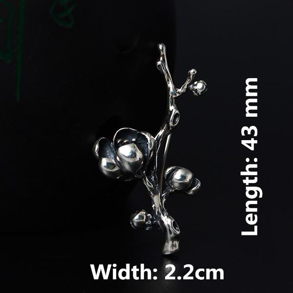 Exquisite Vintage Floral Silver Women's Brooch - Wnkrs