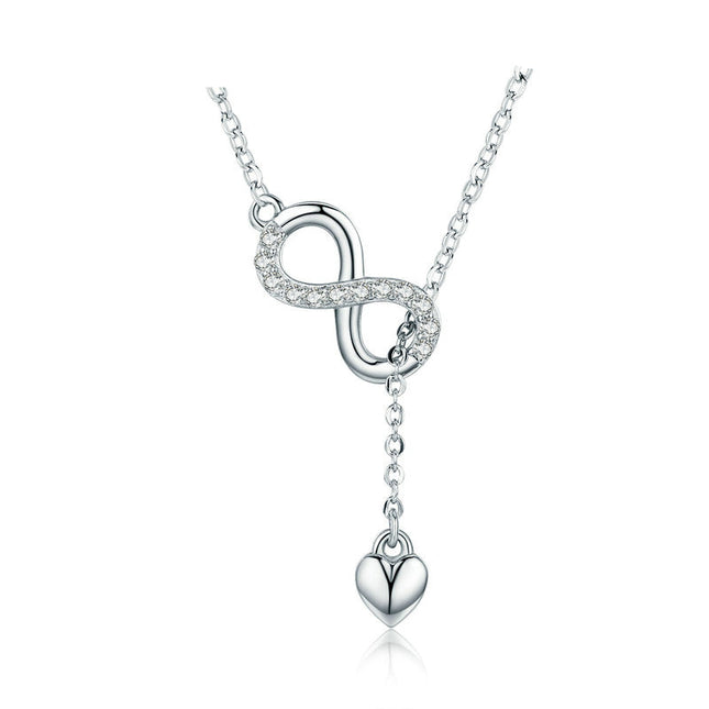 Infinity Silver Pendant Necklace - wnkrs