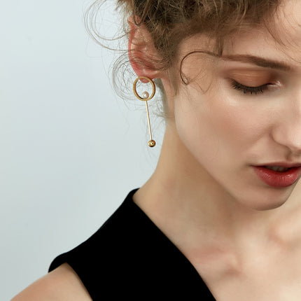 Women’s Elegant Pearls Drop Earrings - Wnkrs