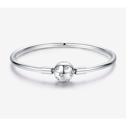 Elegant 925 Sterling Silver Bangle - Wnkrs