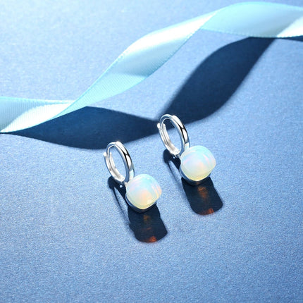 Classic Natural Moonstone Drop Earrings - Wnkrs
