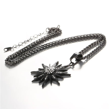 Baroque Style Rhinestone Sun Women’s Pendant - Wnkrs