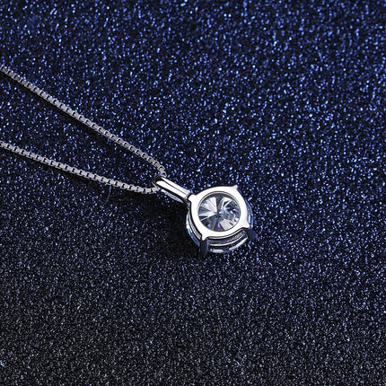 Natural Moissanite Diamond Necklace for Women - Wnkrs