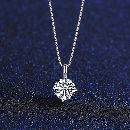 Natural Moissanite Diamond Necklace for Women - Wnkrs