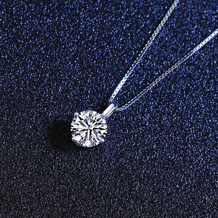 Natural Moissanite Diamond Necklace for Women - Wnkrs