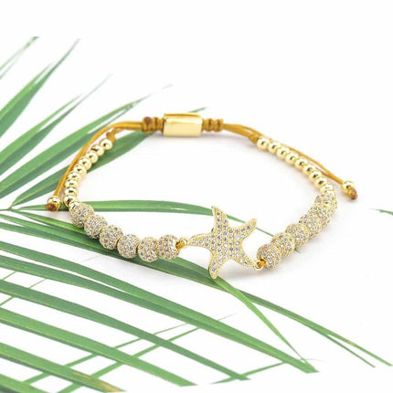 Luxury Jewelry Women's Bracelet in the Form of a Starfish - Wnkrs