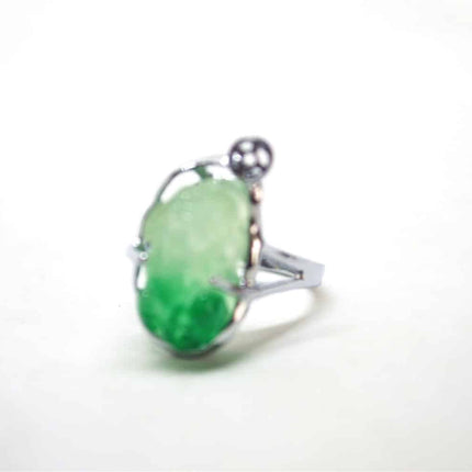 Natural Green Jade Ring - Wnkrs