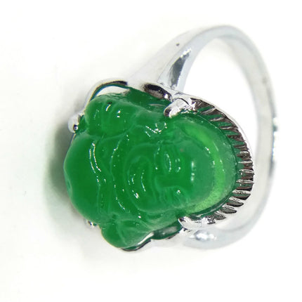 Natural Green Jade Ring - Wnkrs