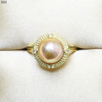 Elegant Natural Pearl Ring for Women - Wnkrs